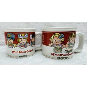 Campbell's Soup Company Mugs by West Wood Vintage (1993) Set of 2